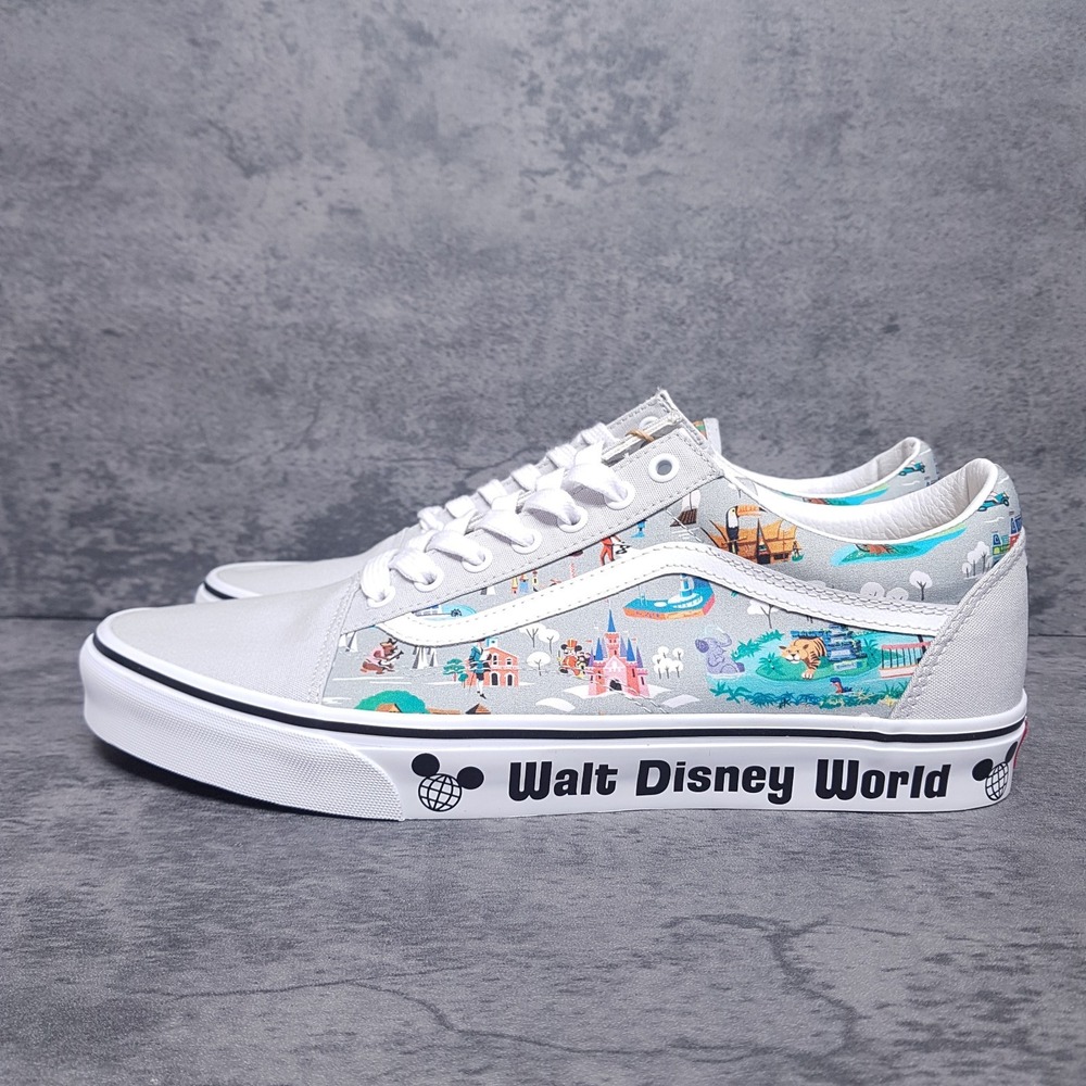 VANS Old Skool x Walt Disney World 50th Anniversary Shoes Mens Size 12 Grey